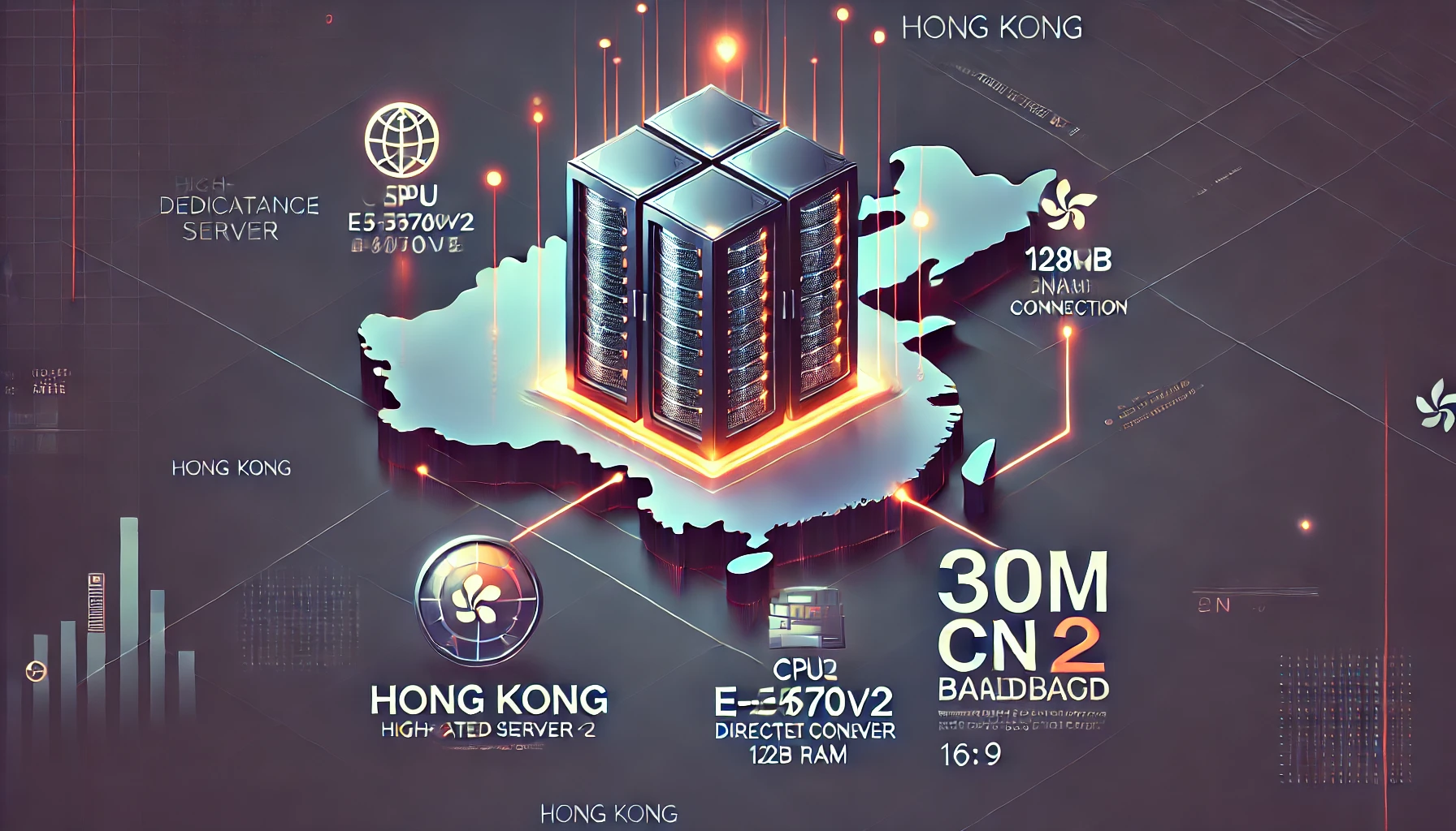 香港CN2专线服务器:香港高配独立服务器,CPU:e5-2670v2*2,内存:128, 硬盘:,宽带:30M独享,IP:3个仅4200元/月