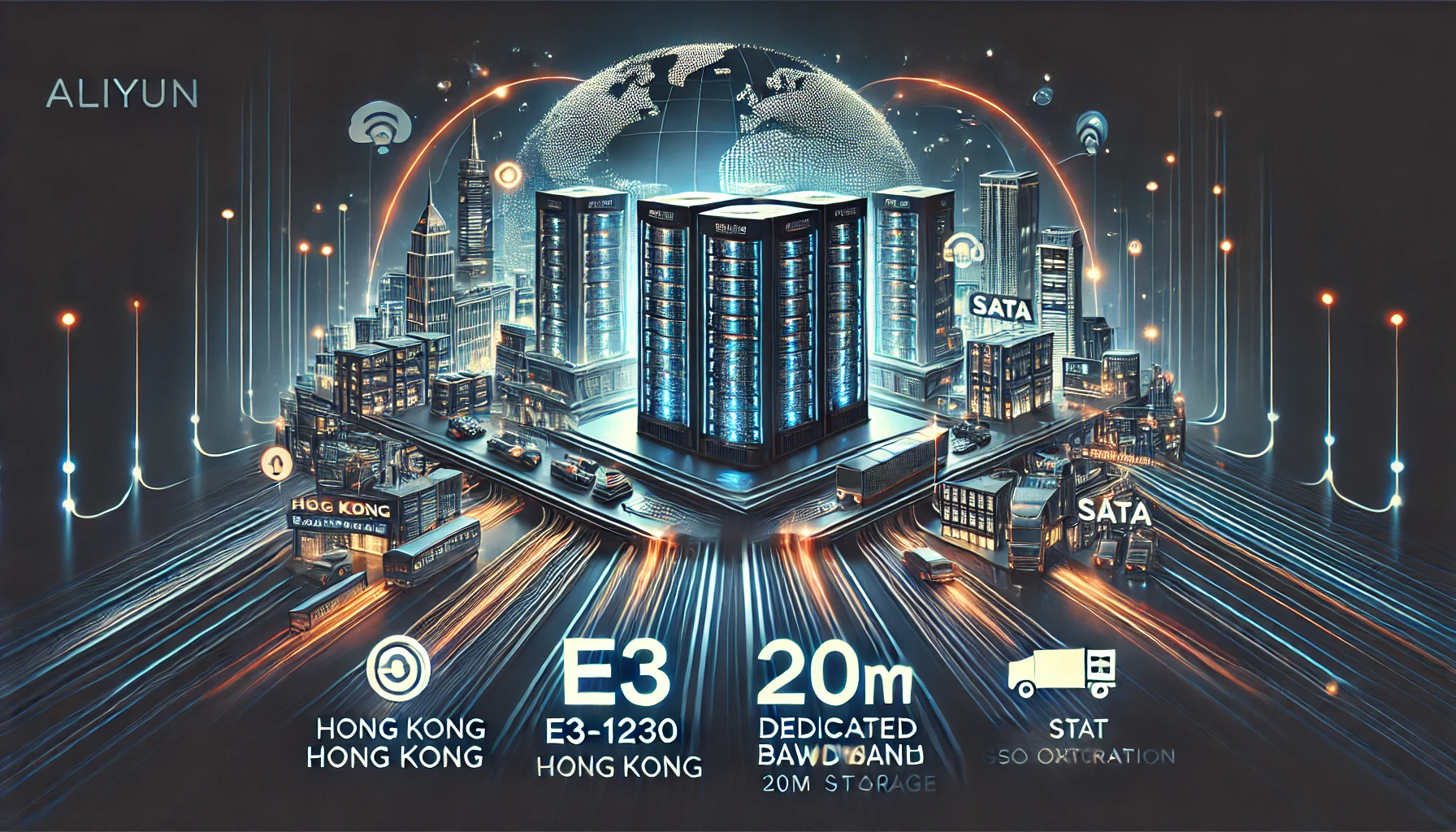 香港大带宽服务器:香港E3阿里云大带宽,CPU:E3-1230,内存:8G, 硬盘:,宽带:20M独享,IP:1个仅1999元/月