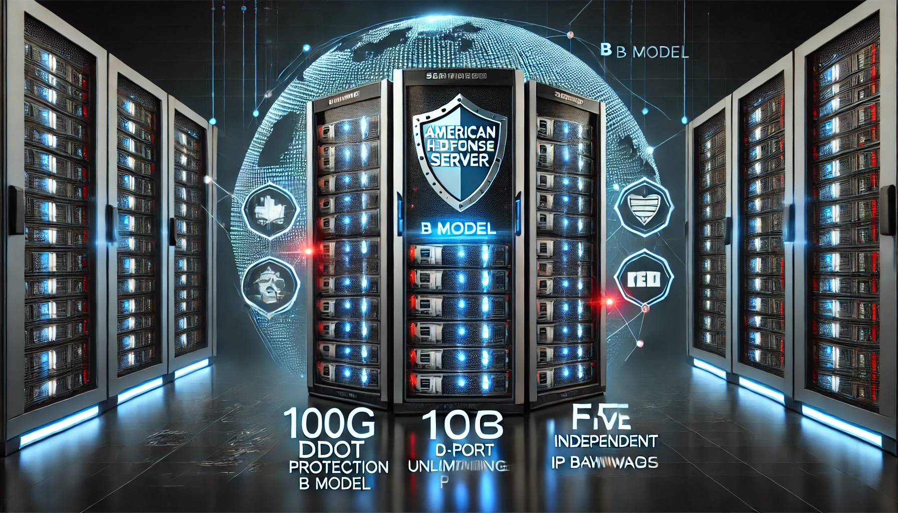 美国高防服务器:美国高防服务器B型,CPU:CPU:Xeon E3 v2 (4 core),内存:16GB, 硬盘:,宽带:G口不限流,IP:5个仅4670元/月